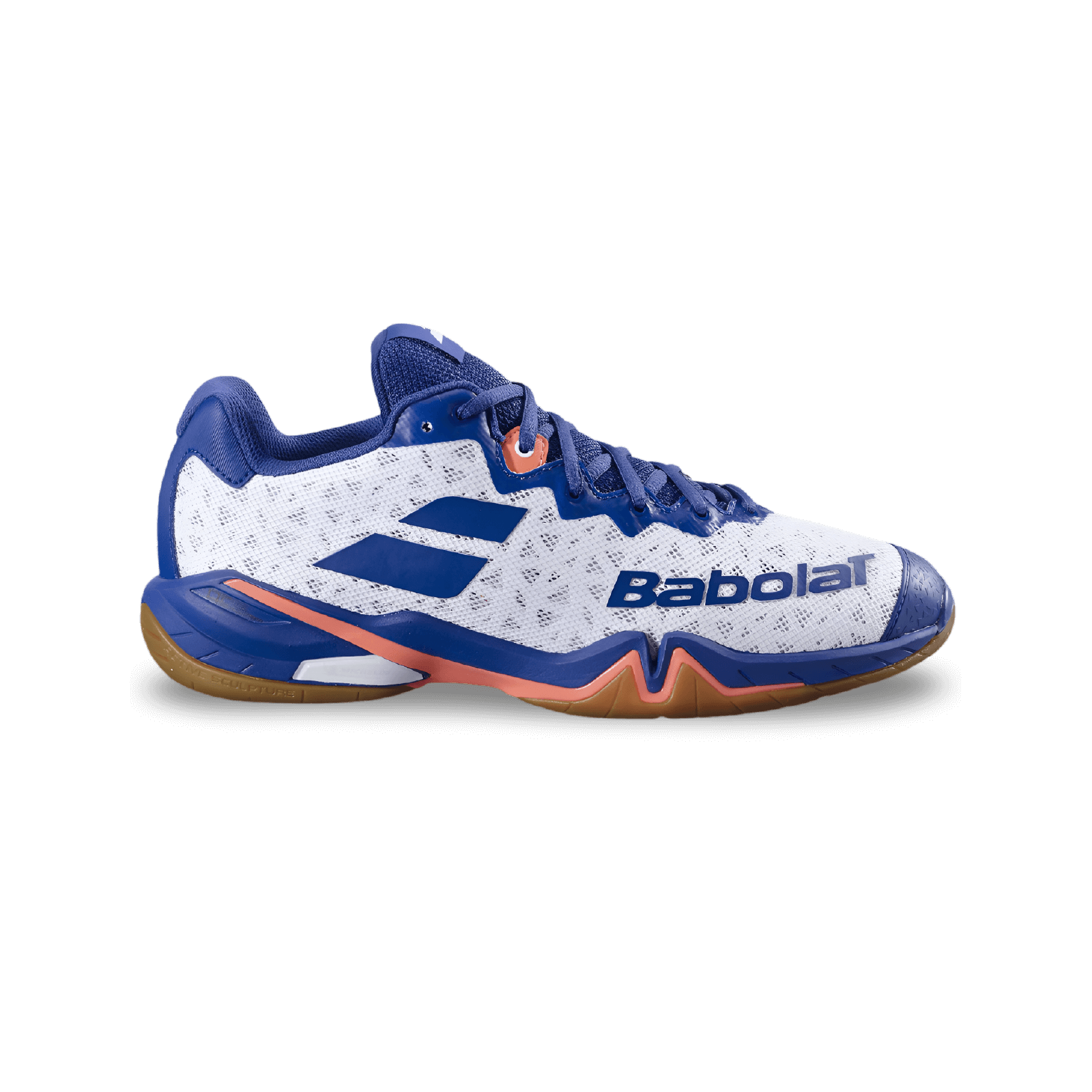 Babolart Shadow 4 Men-White Navy Blue Shoe on Sportz Wave