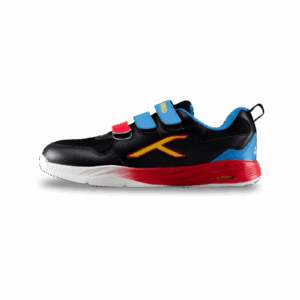 Hundred Court Champions Black Blue Red Shoe on Sportz Wave
