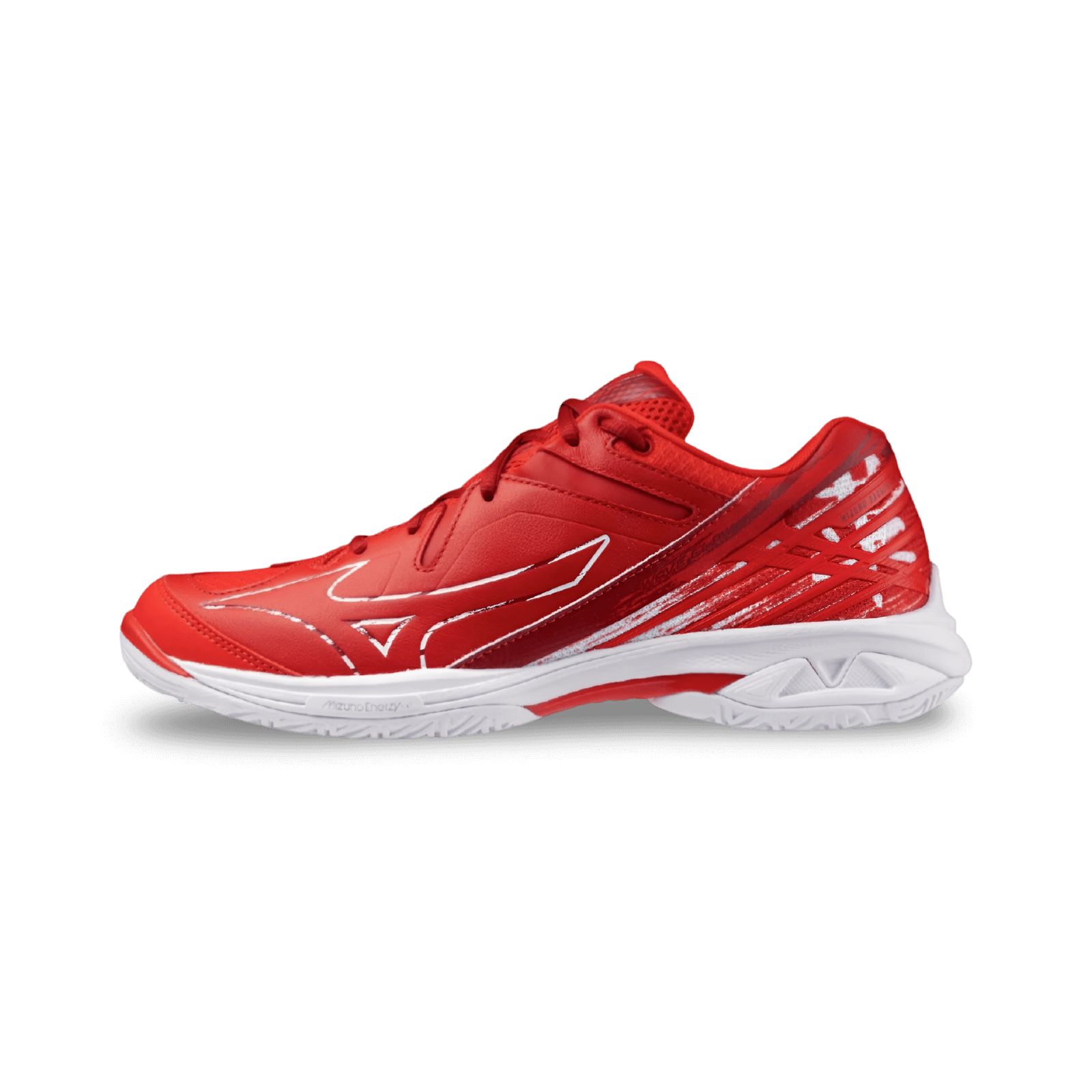 Mizuno Wave Claw Pro 2-High Risk Red White Shoe on Sportz Wave